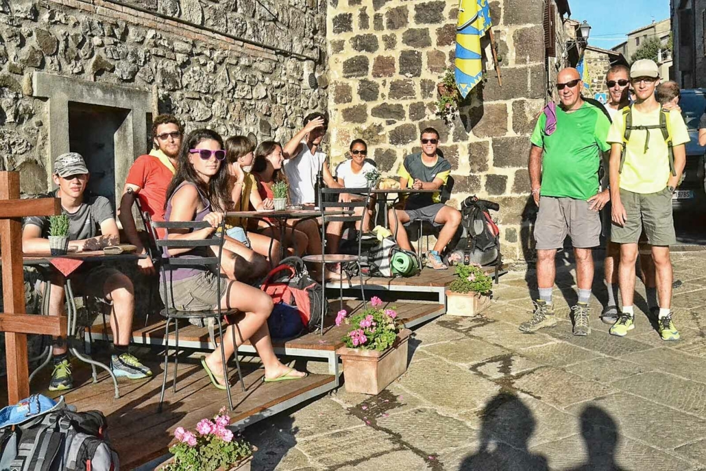 Radicofani - Colazione e partenza