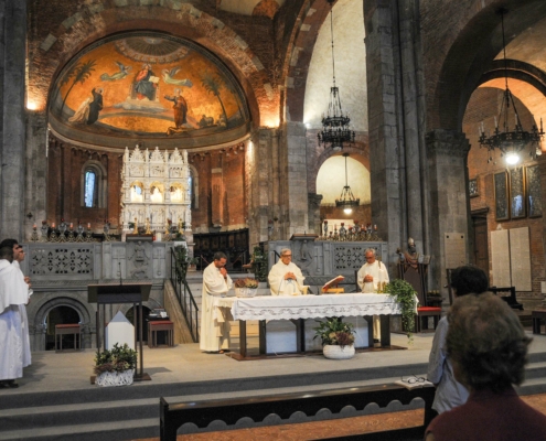 S. Messa nella chiesa di San Pietro in ciel d'oro