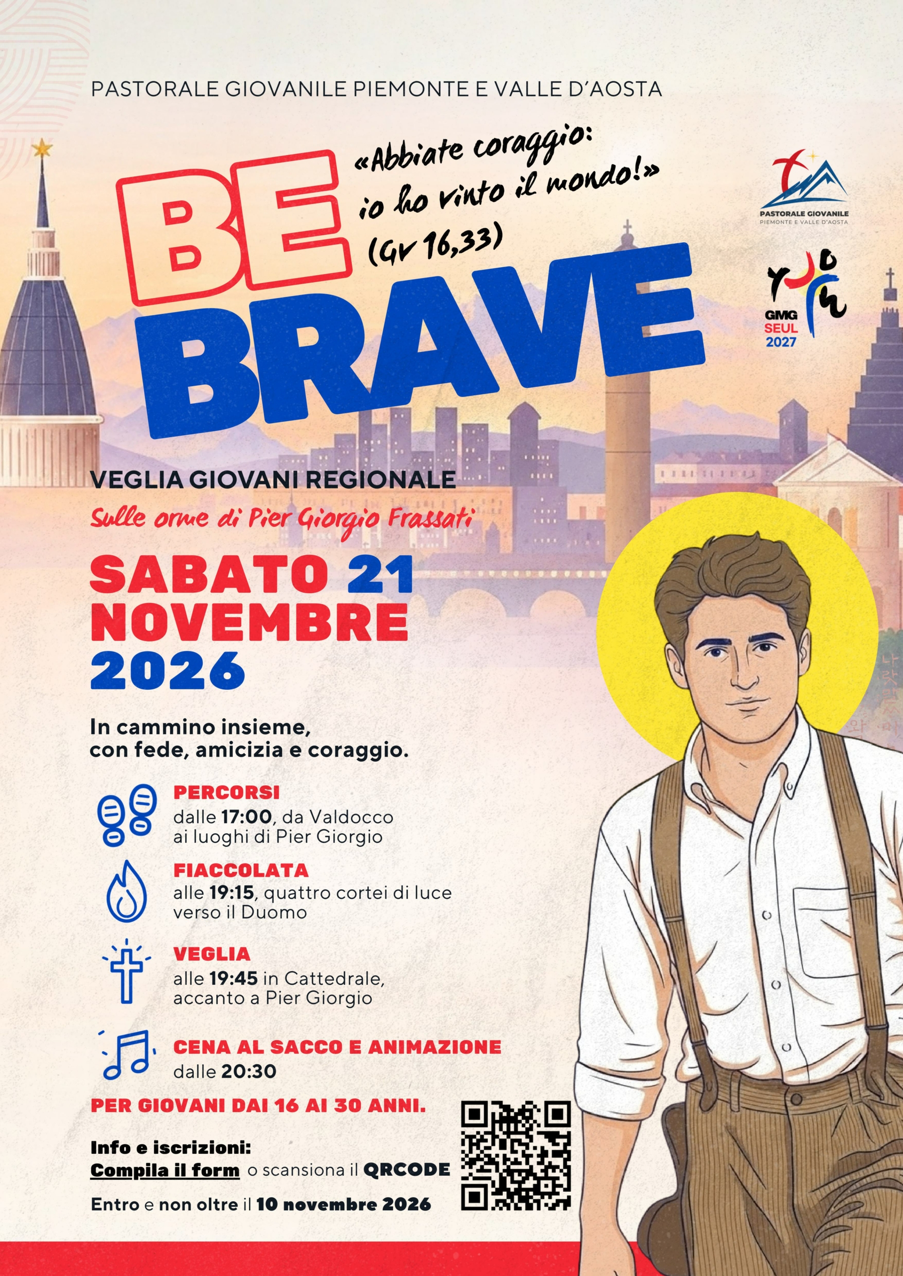 BE BRAVE - Veglia Giovani Regionale
